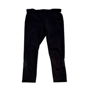 Lululemon Black Pace Rival Crop Leggings Size 8